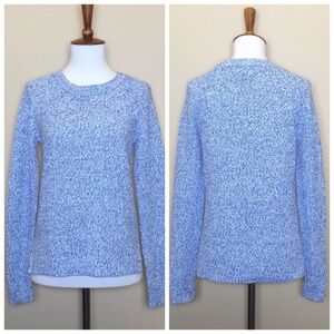 Old Navy Women’s blue and white sweater Coastal Cozy light blue Size XS Pullover